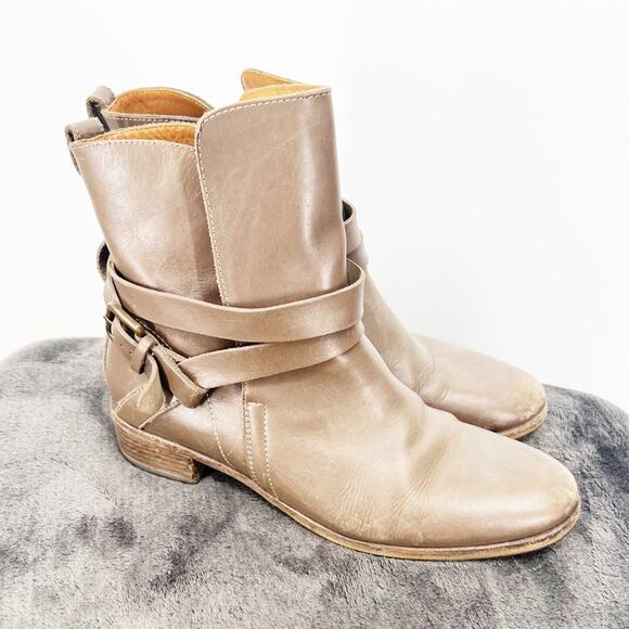 See by Chloe Brown Leather Ankle Boots - Picture 1 of 13